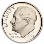 1993-S Roosevelt Dime 50-Coin Roll Proof
